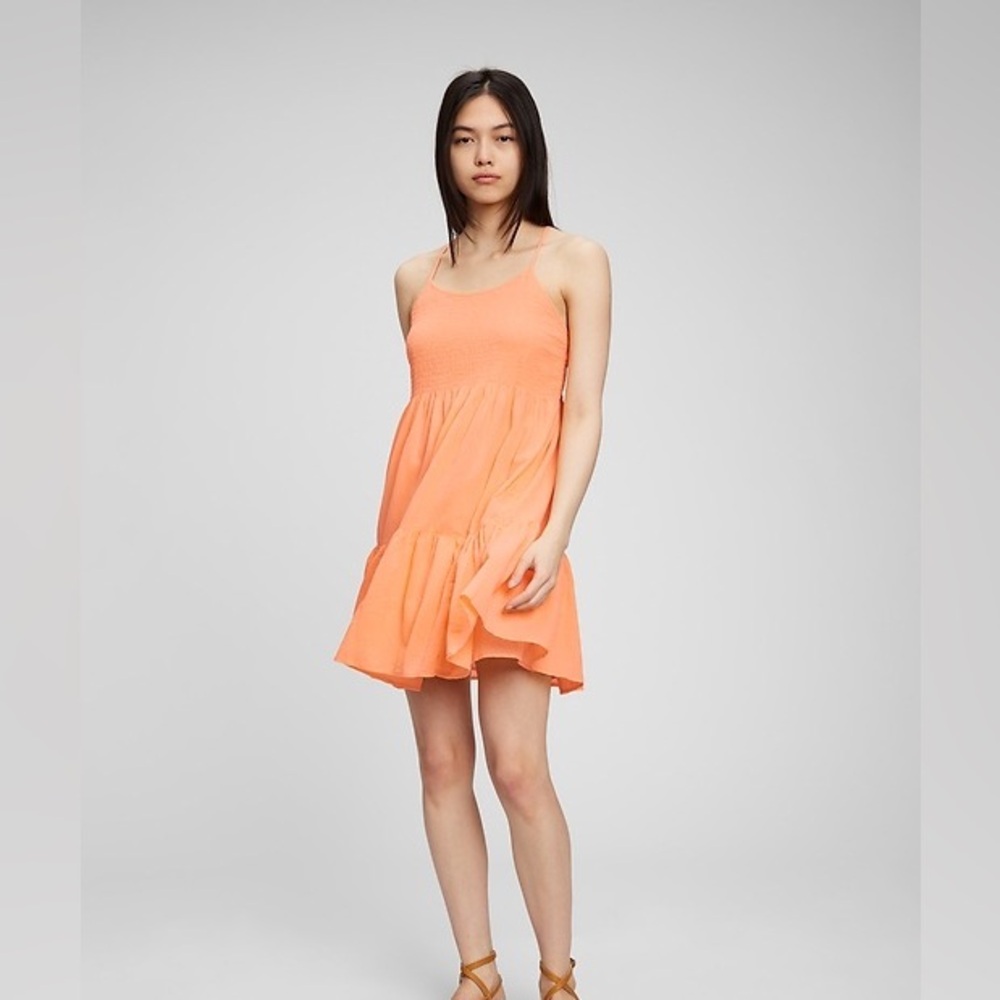 GAP Orange Sleeveless Dress